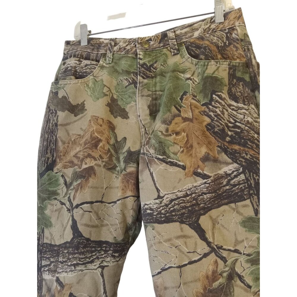Cabelas Pants Mens Size 32 Camo Realtree Cargo Insulated Dupont Thermolite Plus - Picture 3 of 13